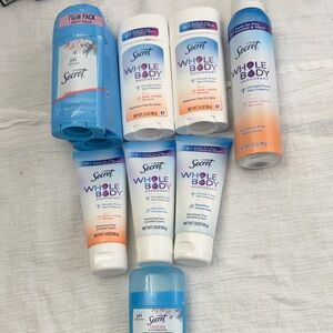 Secret Whole Body Deodorant and Moisturizer Set -